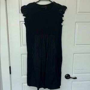 English Factory Black Knit Top